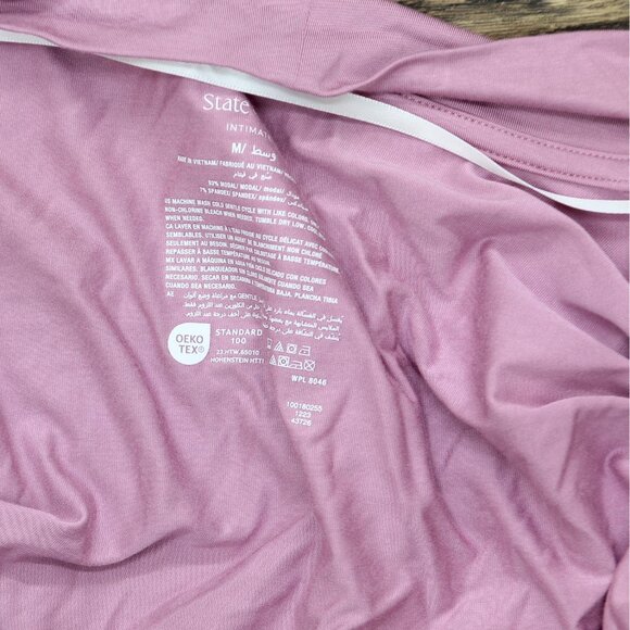 NWT State Of Day Knit Cardigan Open Front 100180255MS Mauve Orchid Purple M - Picture 5 of 5